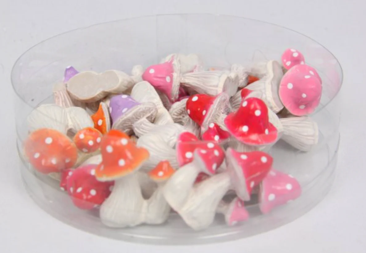 Miniature Craft Mushroom 4 Asstd - Image 2