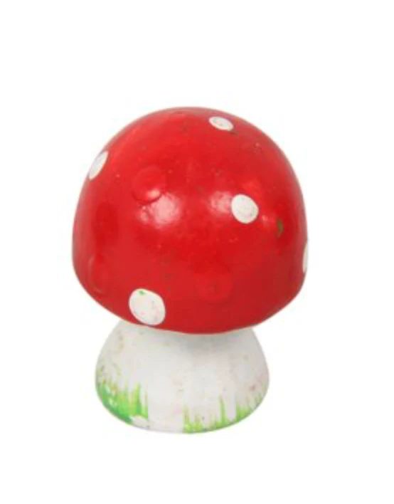 Miniature Craft Mushroom Red and White - 2cm - Image 2