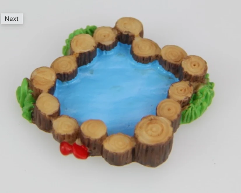 Miniature Fairy Garden Waterfall/Pond 3 Asstd - Image 3
