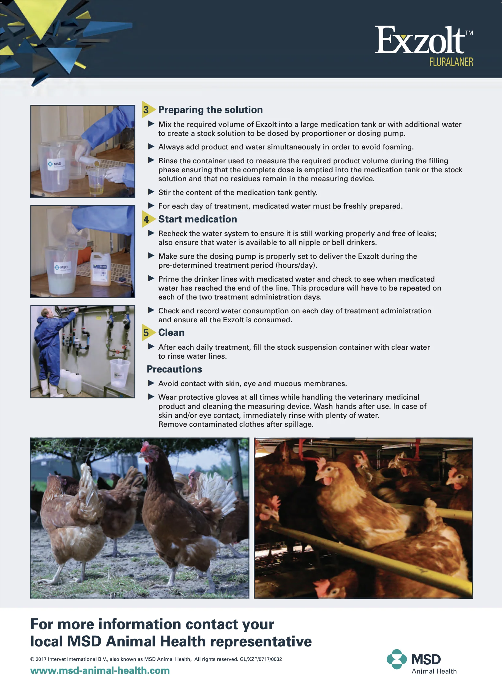 MSD Exzolt Red Mite Treatment For Chickens - Image 3