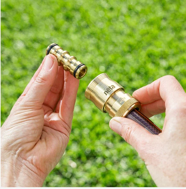 Neta Brass 12mm EZ Hose Connector - Image 3
