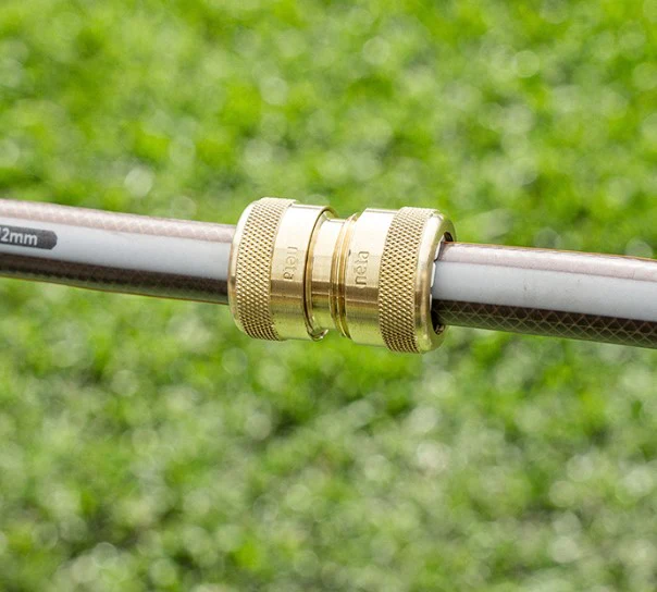Neta Brass 12mm EZ Hose Joiner - Image 4