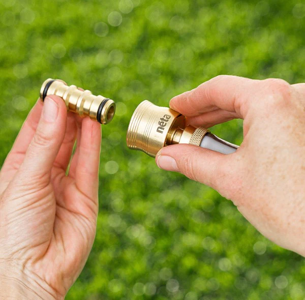 Neta Brass 12mm Screw Hose Connector - Image 3