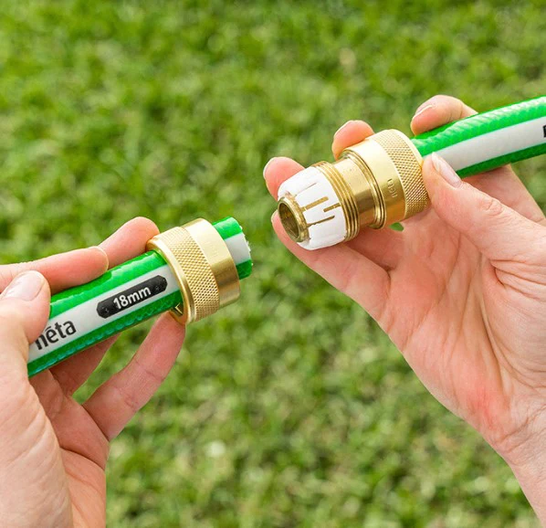 Neta Brass 18mm EZ Hose Joiner - Image 3