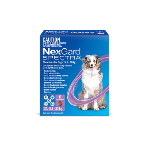 Nexgard Spectra Chewables for Dogs 15-30kg - Image 2