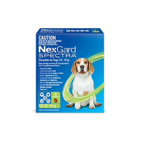 Nexgard Spectra Chewables for Dogs 7.6-15kg - Image 2