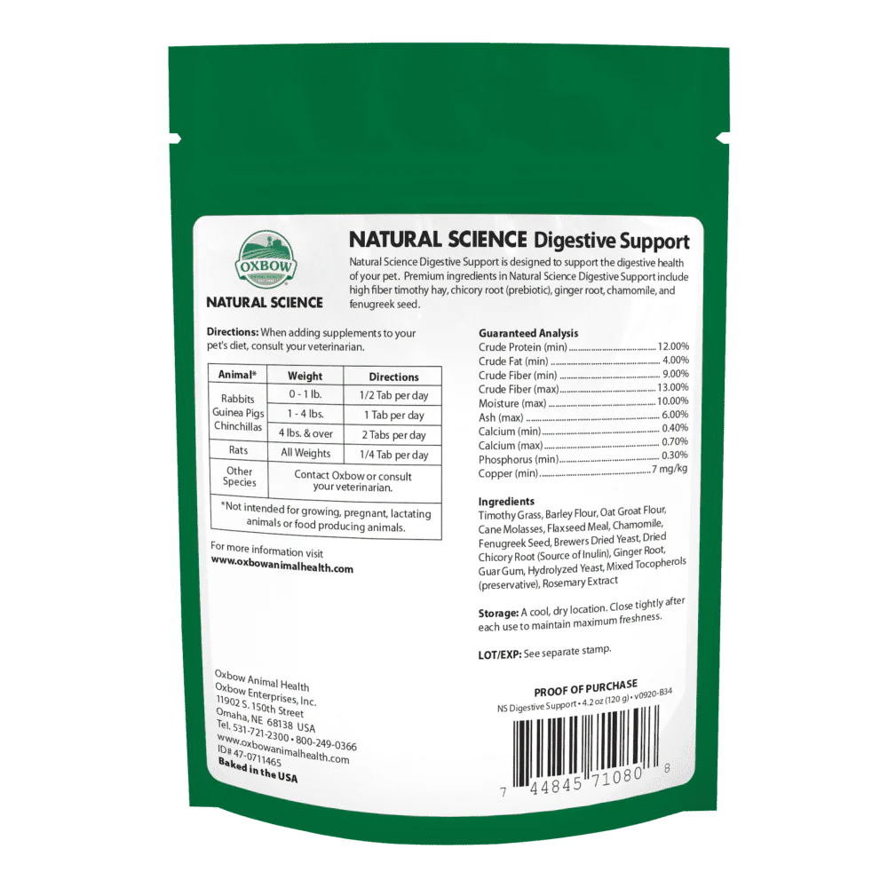 Oxbow Natural Science Digestive Supplement - Image 2
