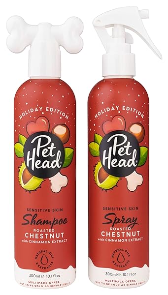 Pet Head Festive Roasted Chestnut Shampoo & Spray Pack - Image 2