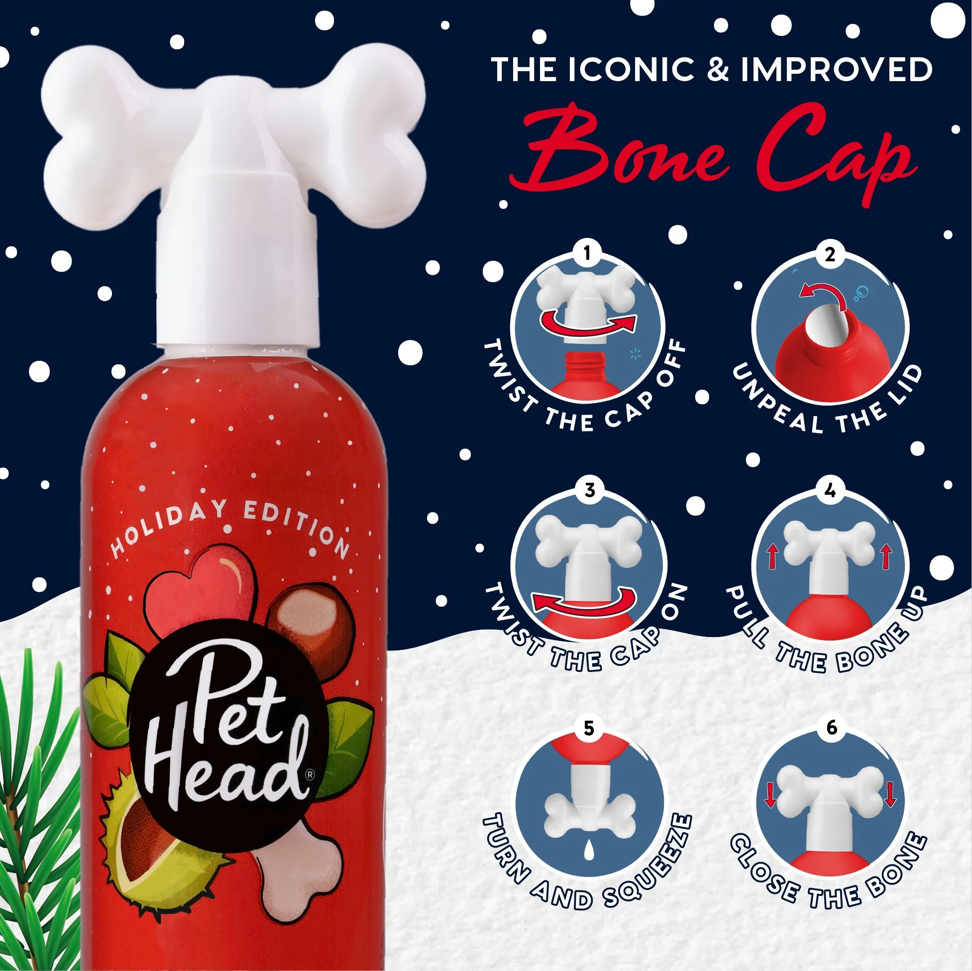 Pet Head Festive Roasted Chestnut Shampoo & Spray Pack - Image 5