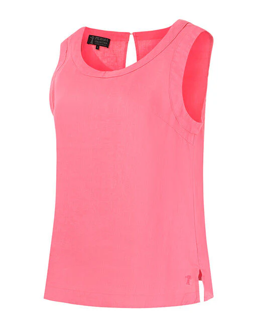 Pilbara GABRIELLE Linen Singlet - Image 2