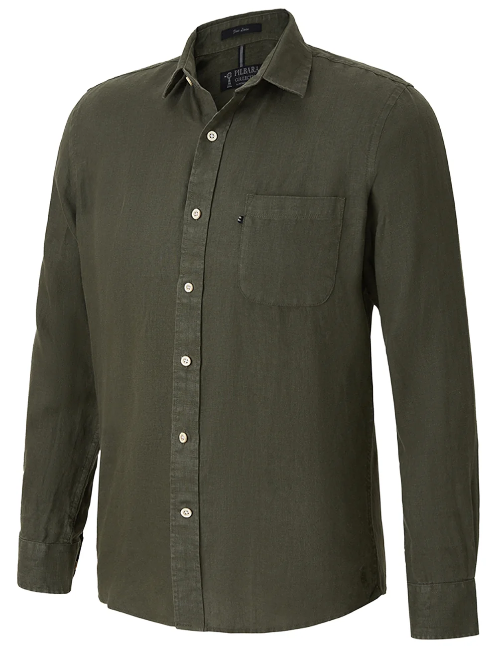 Pilbara Men's Linen L/S Shirt - Image 4