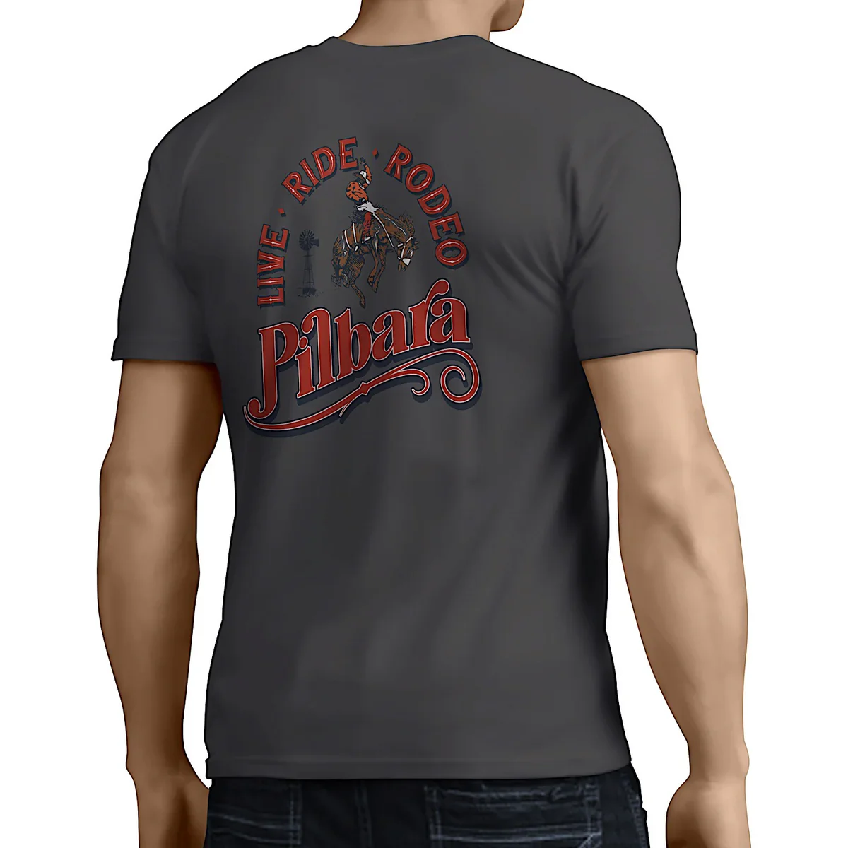 Pilbara Mens Rodeo T-Shirt