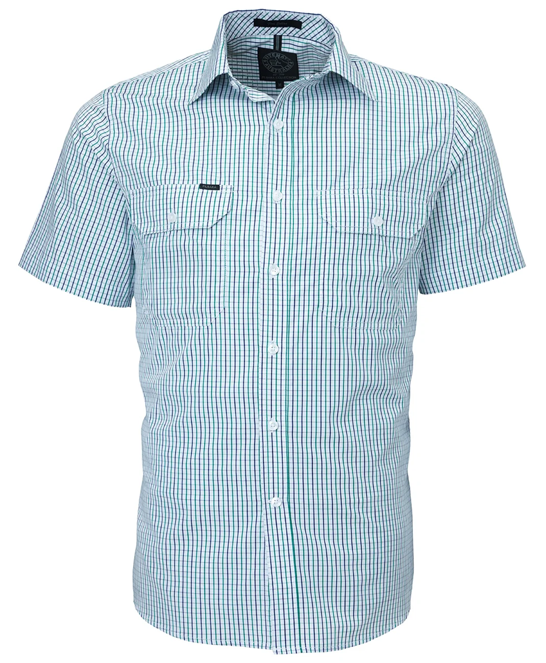 Pilbara Mens Short Sleeve Shirt - Double Pockets