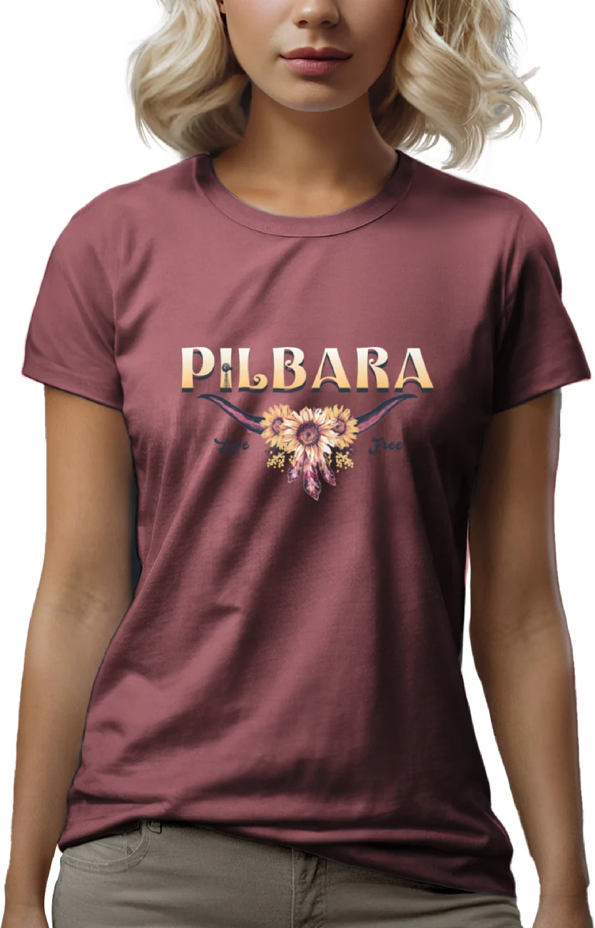 Pilbara Womens Live Free T-Shirt - Image 2