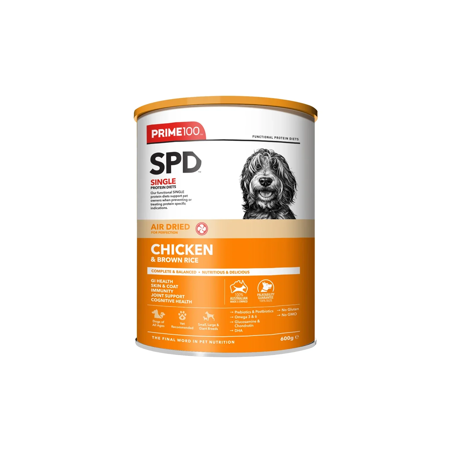 Prime100 SPD Air Dried Chicken and Brown Rice Dry Dog Food - Image 3