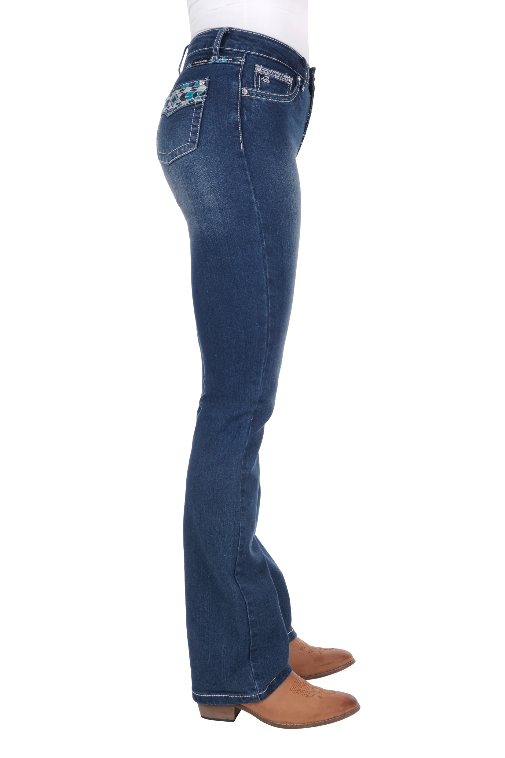 Pure Western Abbi Hi-Rise Boot Cut Jean - Image 3
