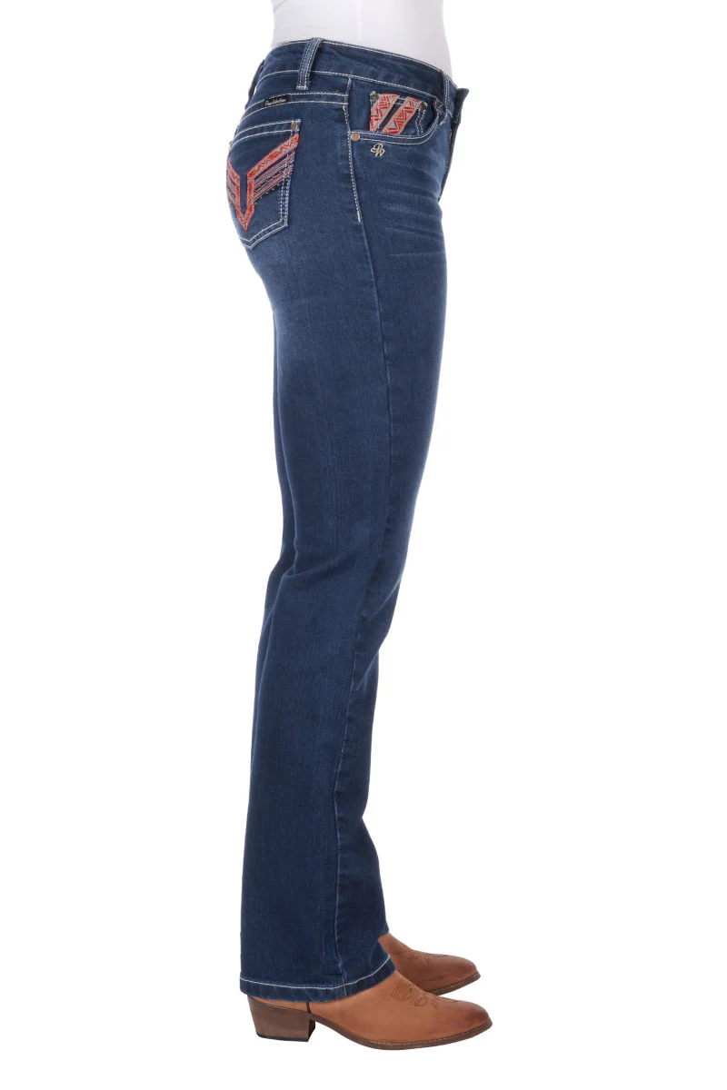 Pure Western Aztec Boot Cut Jean - Image 4