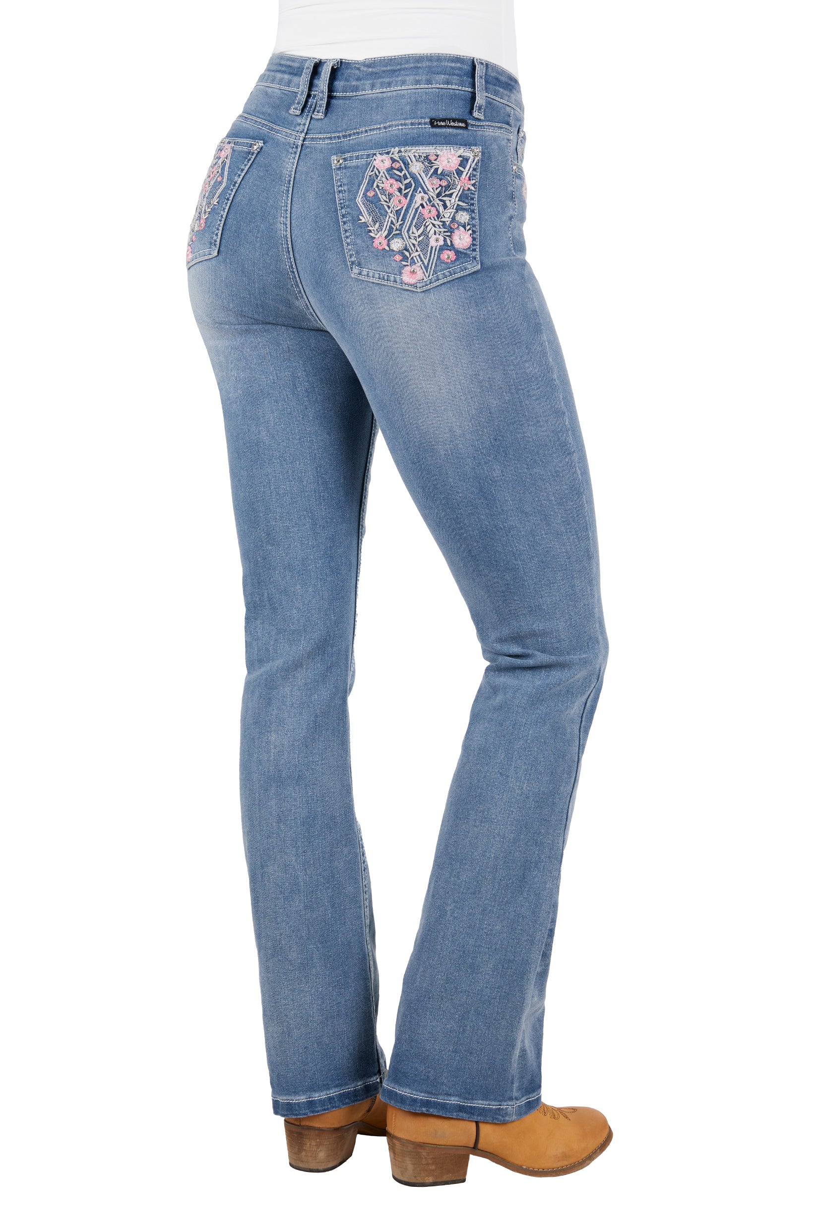 Pure Western Flora Hi-Rise Boot Cut Jean - Image 4