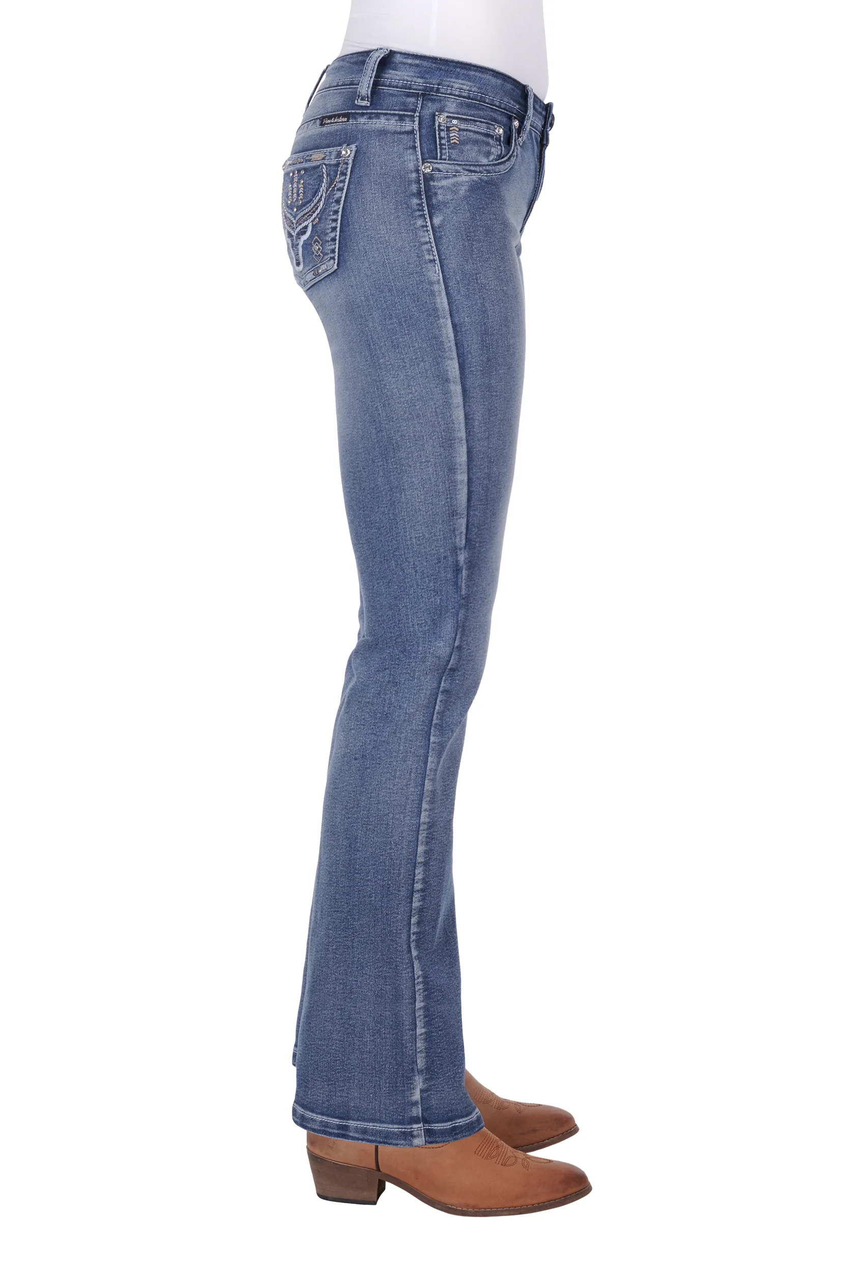 Pure Western Steer Boot Cut Jean - Image 3