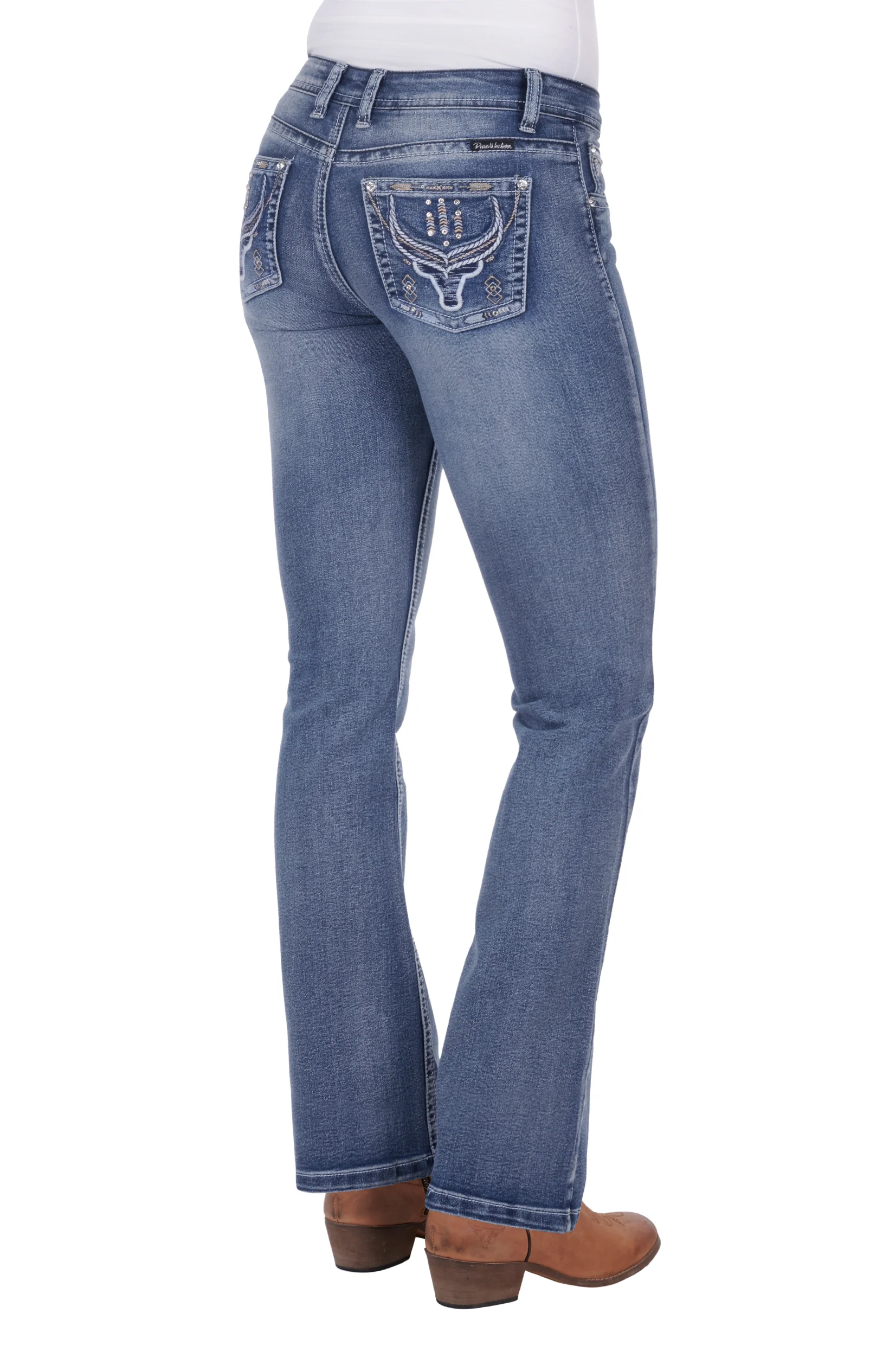 Pure Western Steer Boot Cut Jean - Image 4