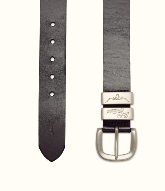 R.M.Williams Drover Belt - Brushed Silver Buckle - Image 12