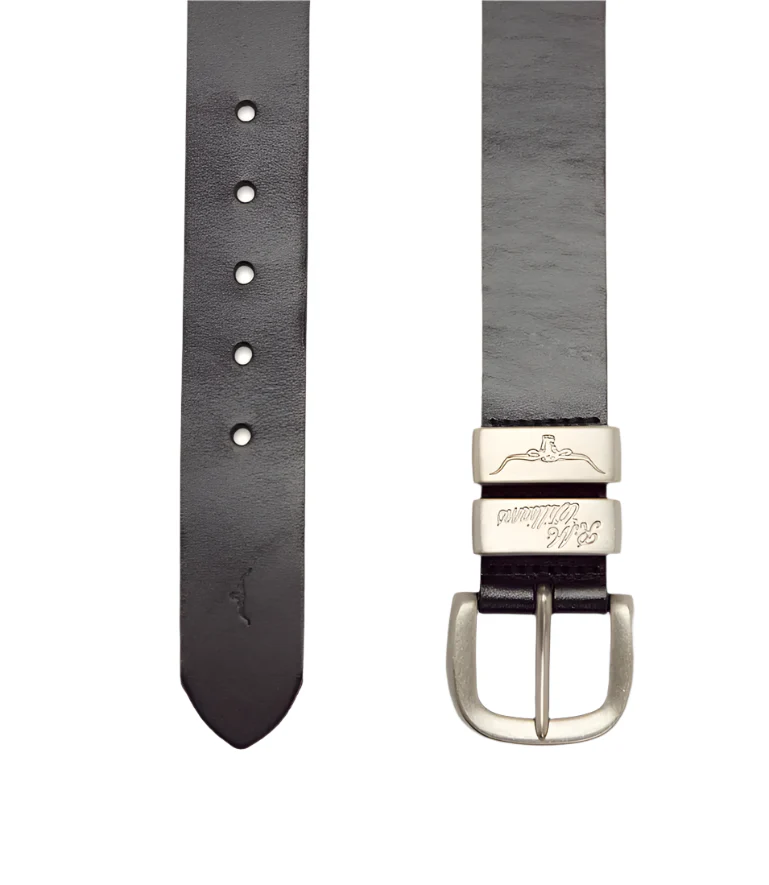 R.M.Williams Drover Belt - Gold Buckle - Image 6