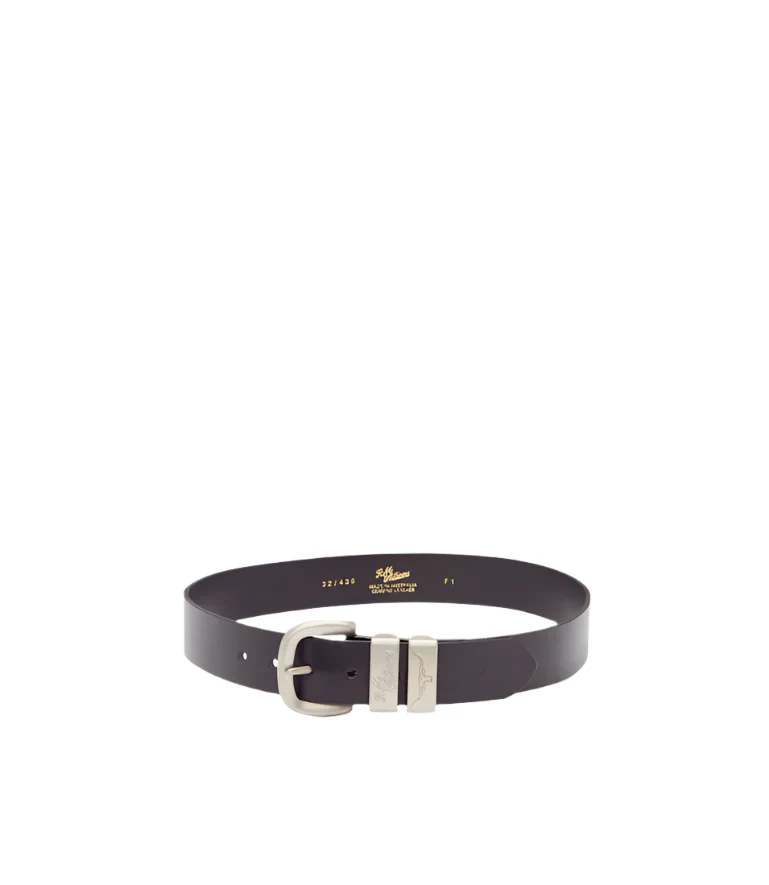 R.M.Williams Drover Belt - Gold Buckle - Image 7