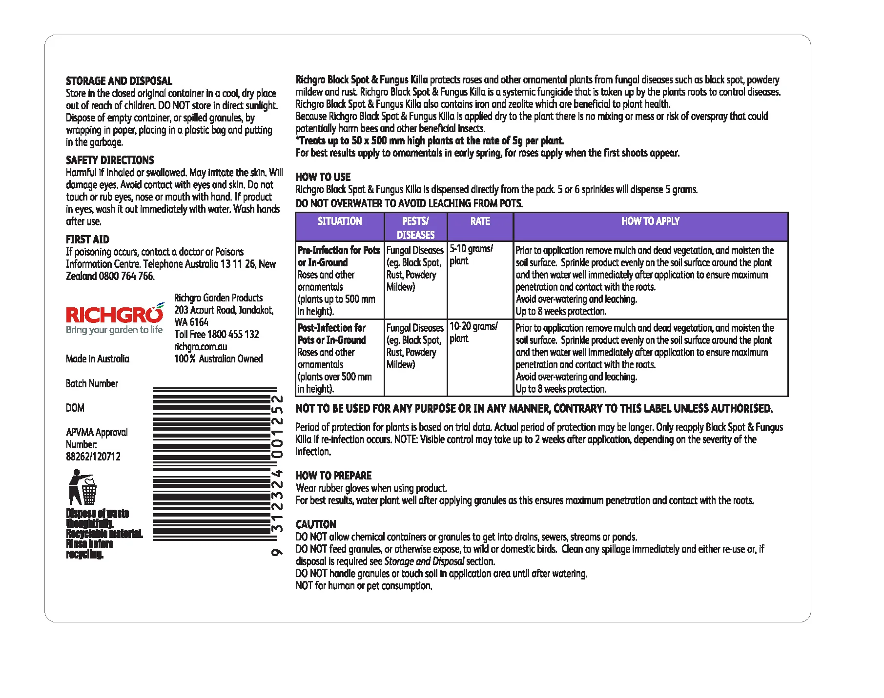 Richgro Blackspot & Fungus Killa - Image 2