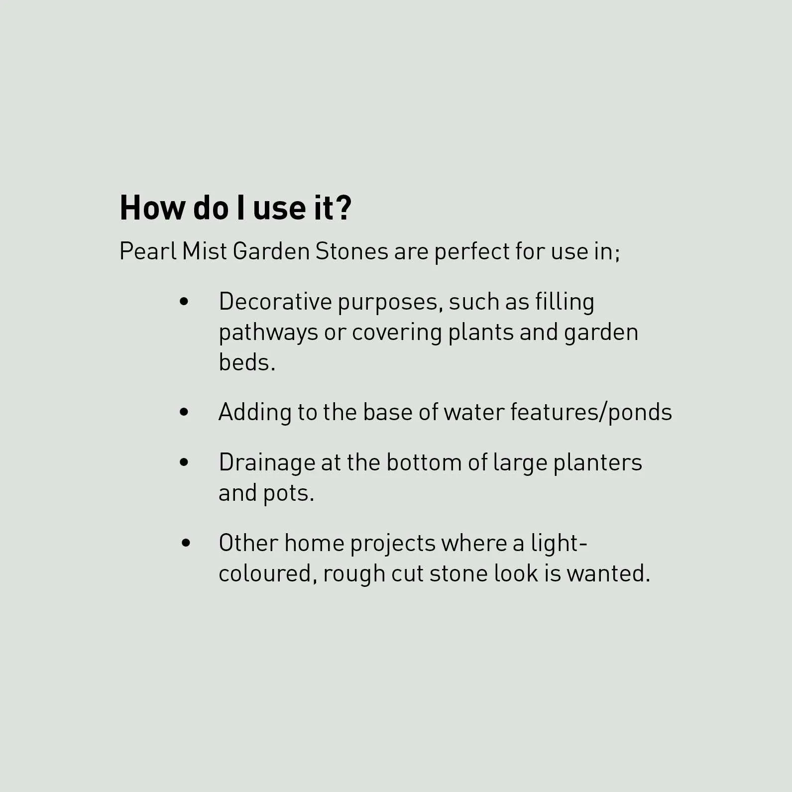Rocky Point Pearl Mist Garden Stones - Image 2