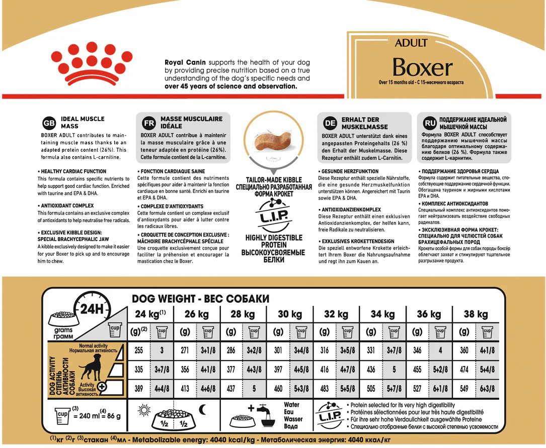 Royal Canin Boxer Adult Dry Dog Food - Image 5