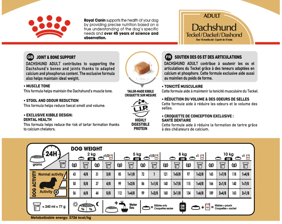 Royal Canin Dachshund Adult Dry Dog Food - Image 5