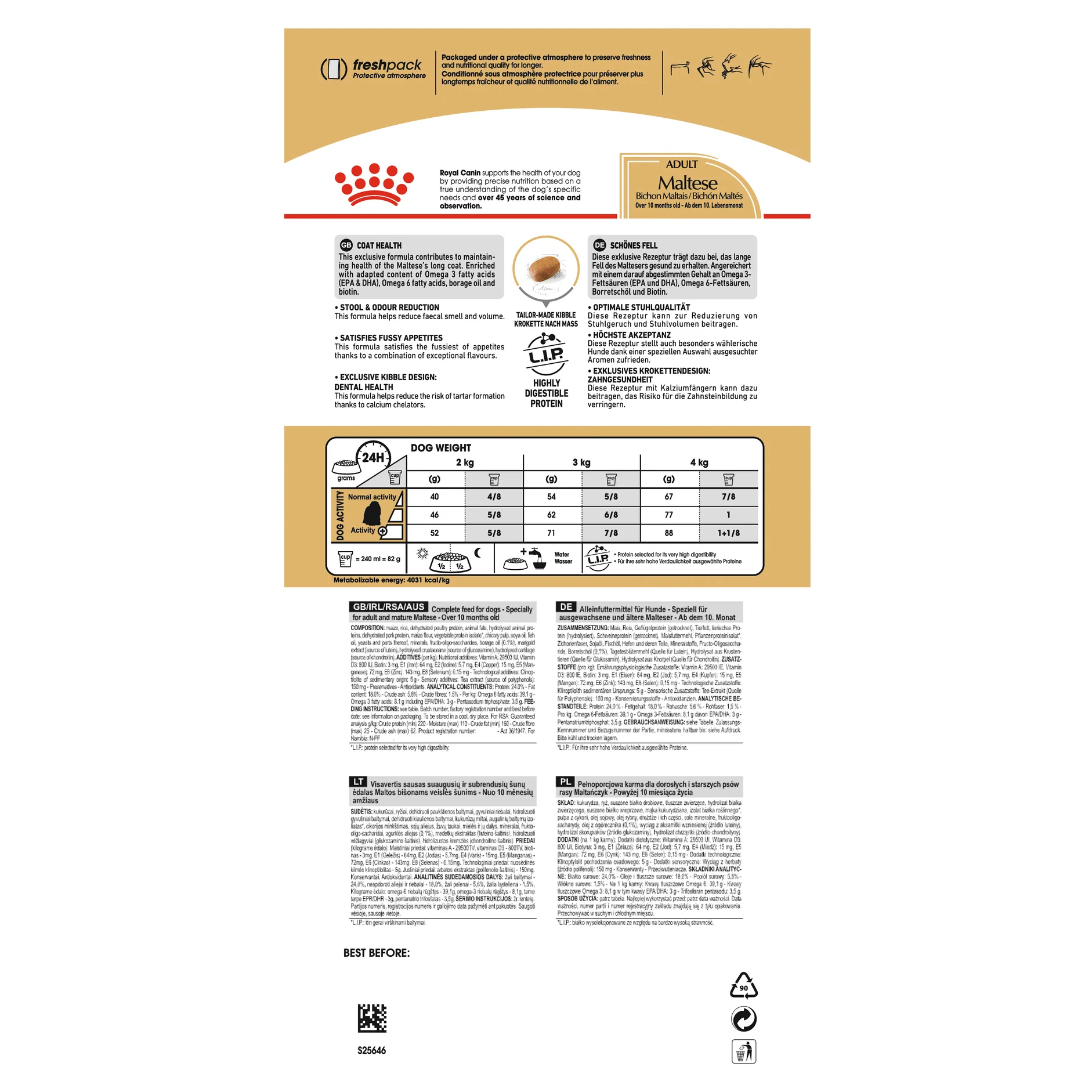 Royal Canin Maltese Adult Dry Dog Food - Image 3