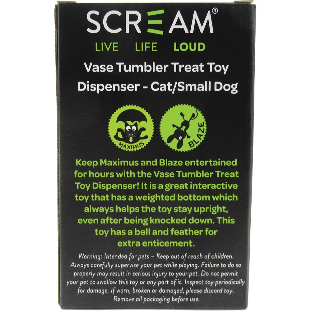 Scream Vase Tumbler Treat Toy Dispenser - Image 2
