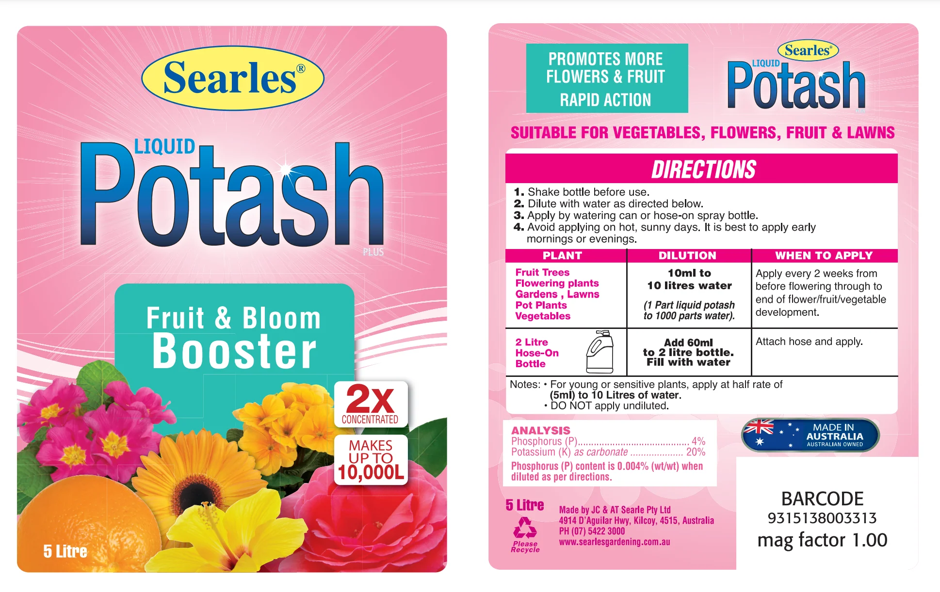Searles Liquid Potash Plus - Image 2