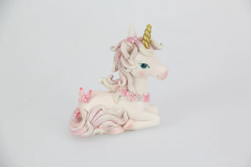 Sitting Unicorn with Butterfly Asstd 8cm - Image 2