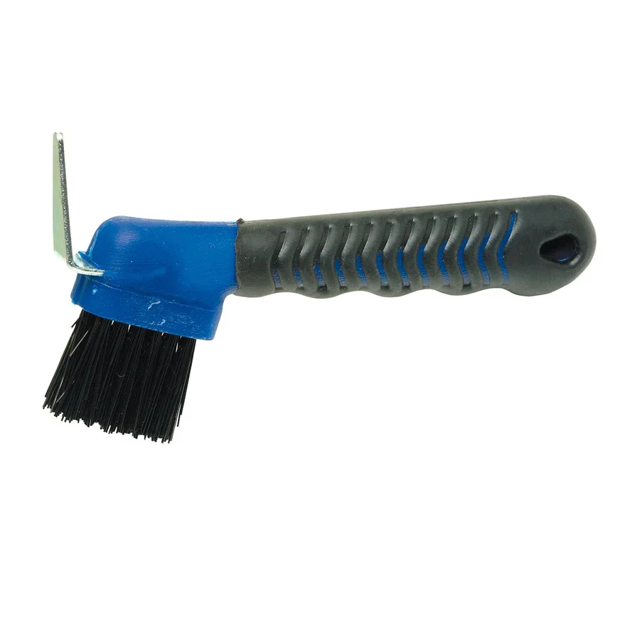 Soft Grip Deluxe Hoof Pick with Brush - Image 2