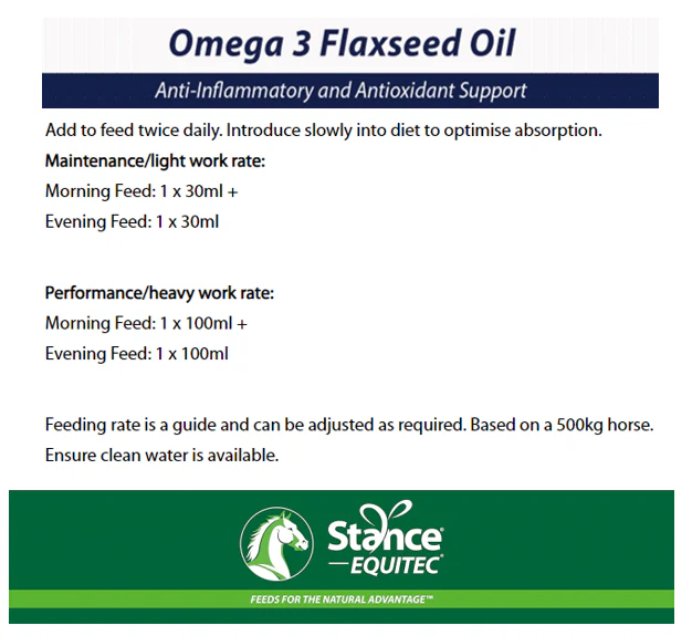 Stance Essentials Omega 3 Flaxseed Oil - Image 2