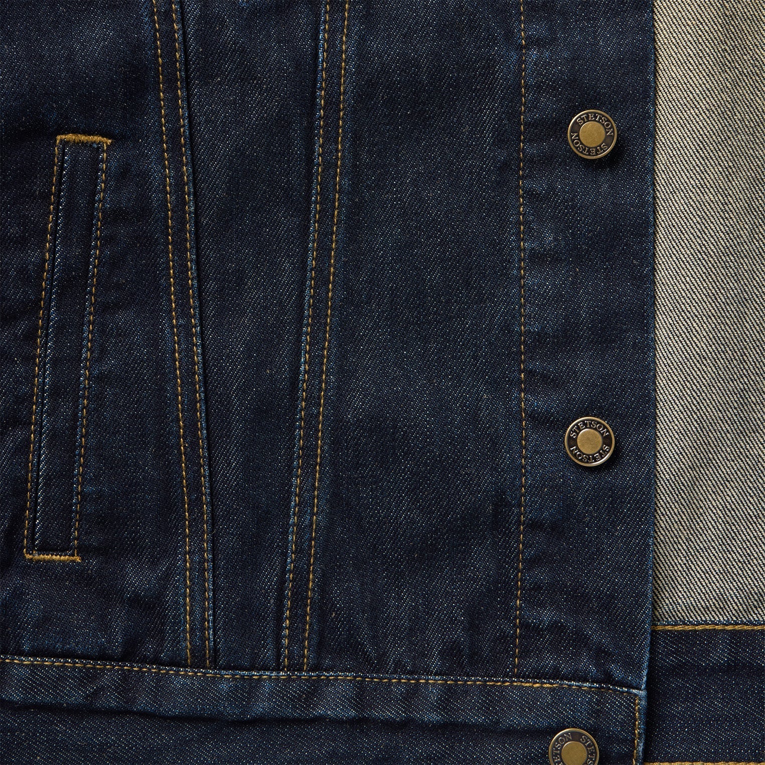 Stetson Mens Collection Denim Jacket - Image 3