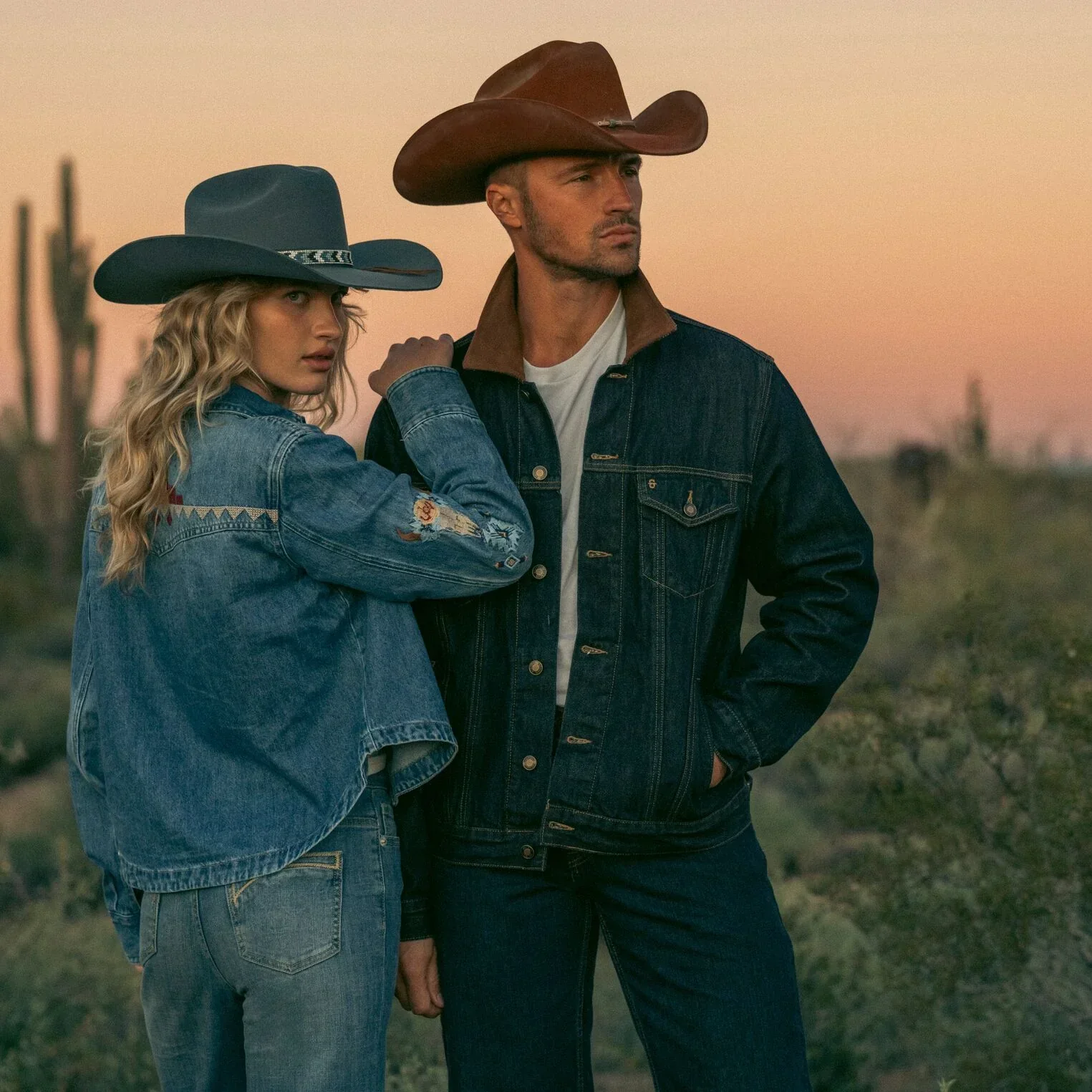 Stetson Mens Collection Denim Jacket - Image 4
