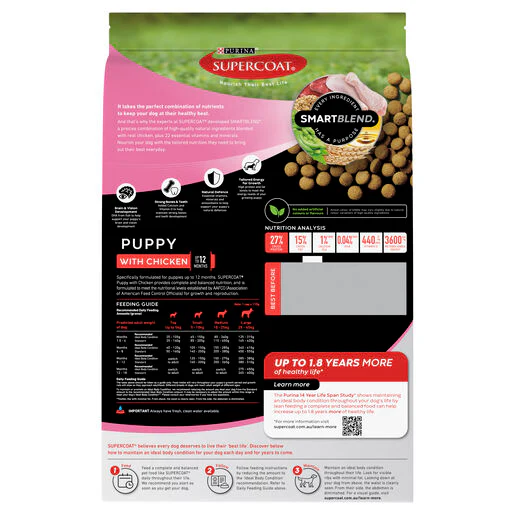 Supercoat Puppy Chicken Dry Dog Food - Image 2