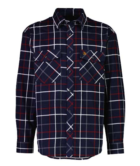 Swanndri Mens Egmont Full Button Flannel Shirt - Image 3