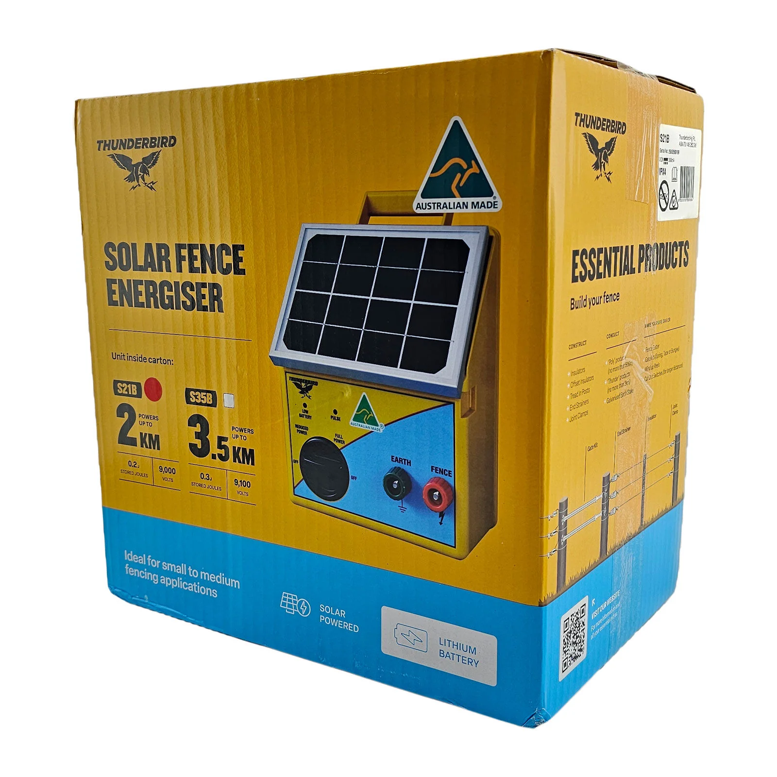 Thunderbird S-21B Lithium Solar 2km Energiser - Image 5