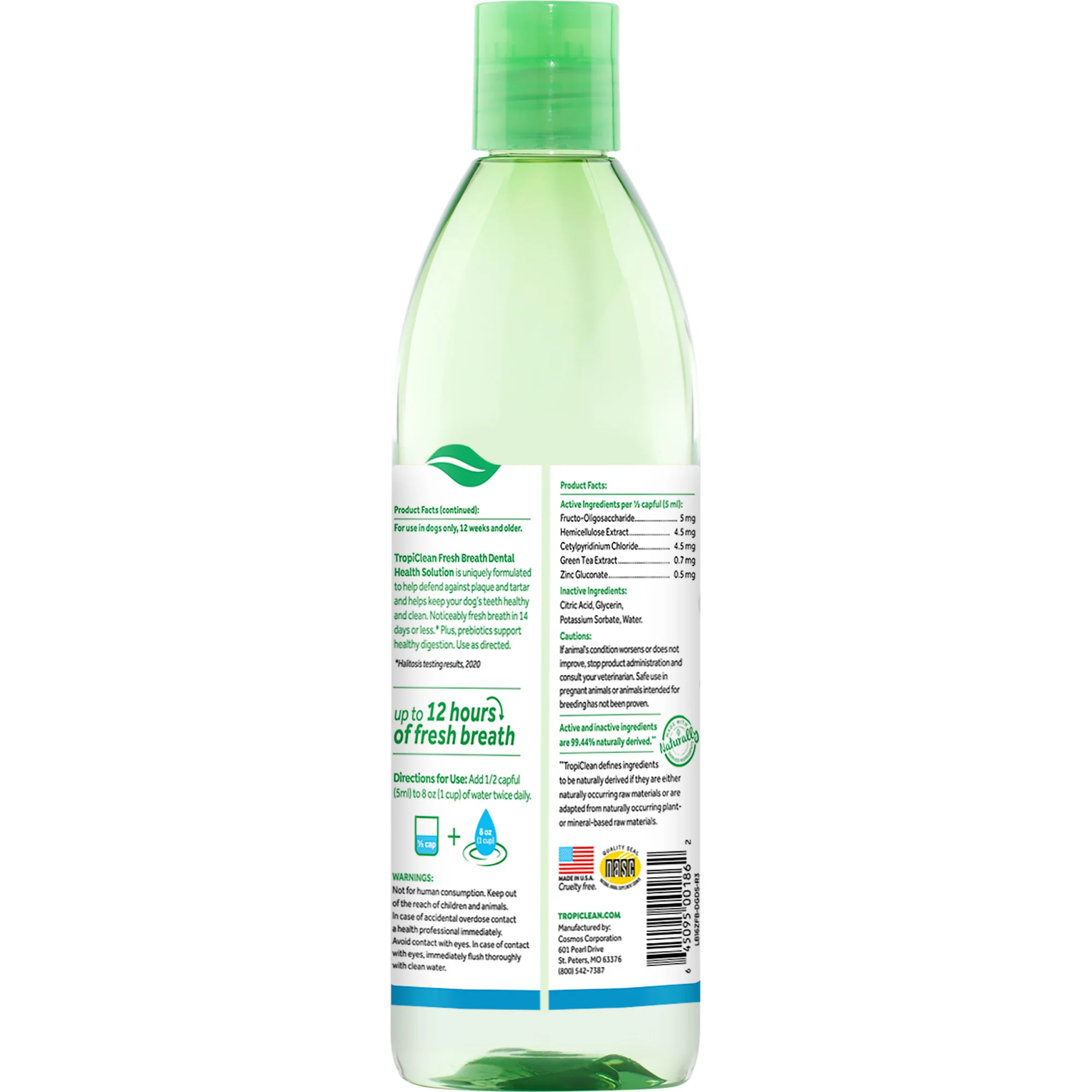 TropiClean Fresh Breath Dental Health Solution plus Digestive Support - Image 2