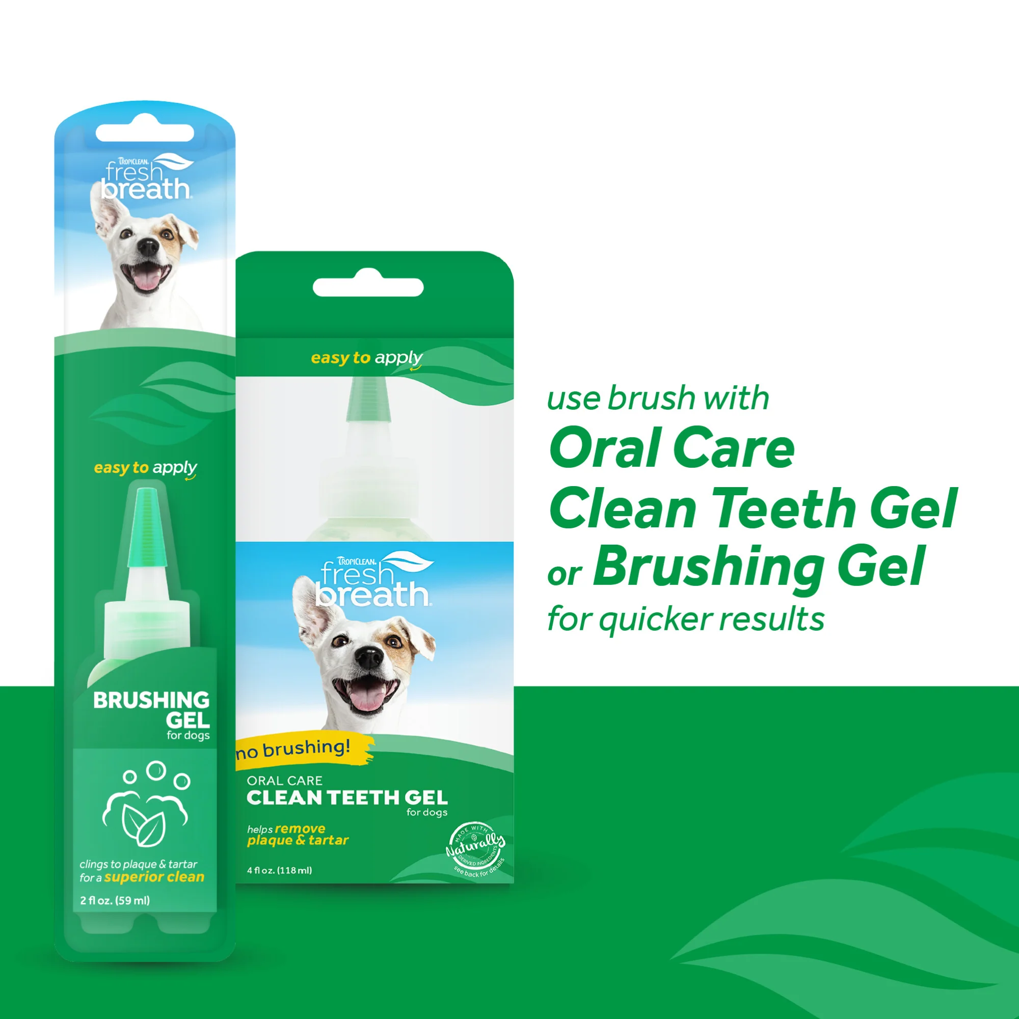 TropiClean Fresh Breath Finger Brushes 2pk - Image 4