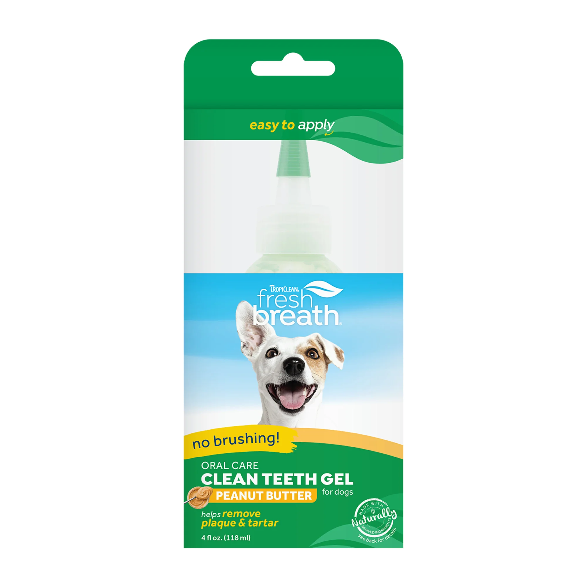 TropiClean Fresh Breath Oral Care Clean Teeth Gel Peanut Butter - Image 6