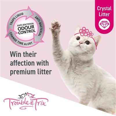 Trouble and Trix Fresh Scent Crystal Cat Litter - Image 4