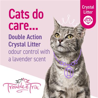 Trouble and Trix Lavender Crystal Cat Litter - Image 5