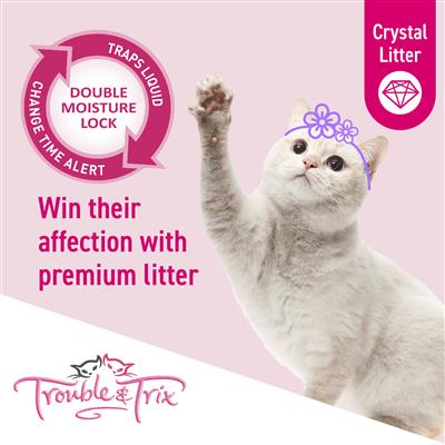 Trouble and Trix Lavender Crystal Cat Litter - Image 6