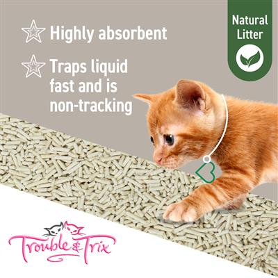 Trouble and Trix Natural Cat Litter Pellets - Image 3