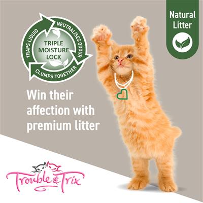 Trouble and Trix Natural Cat Litter Pellets - Image 4
